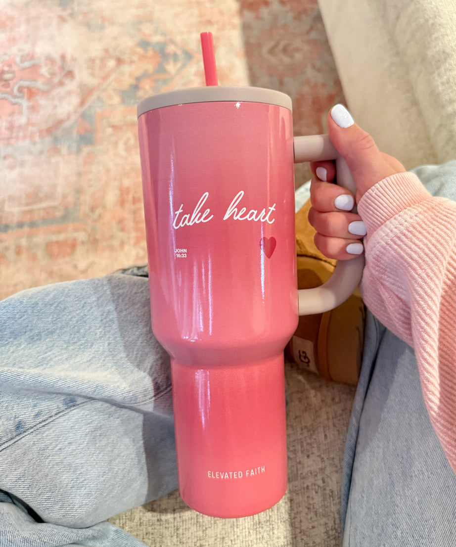 Take Heart 40 oz Ascend Becher