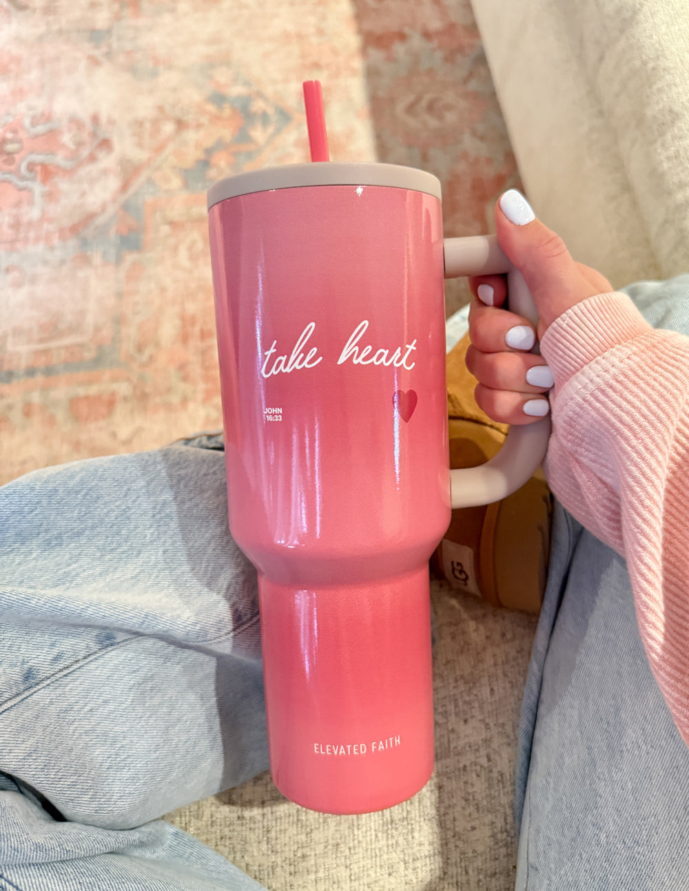 Take Heart 40 oz Ascend Becher