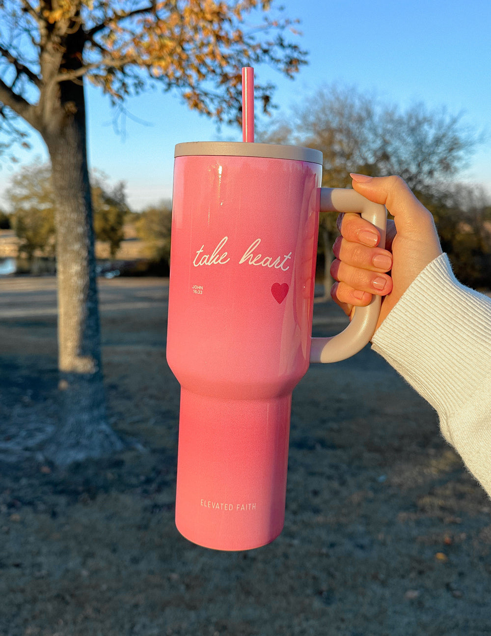 Take Heart 40 oz Ascend Becher