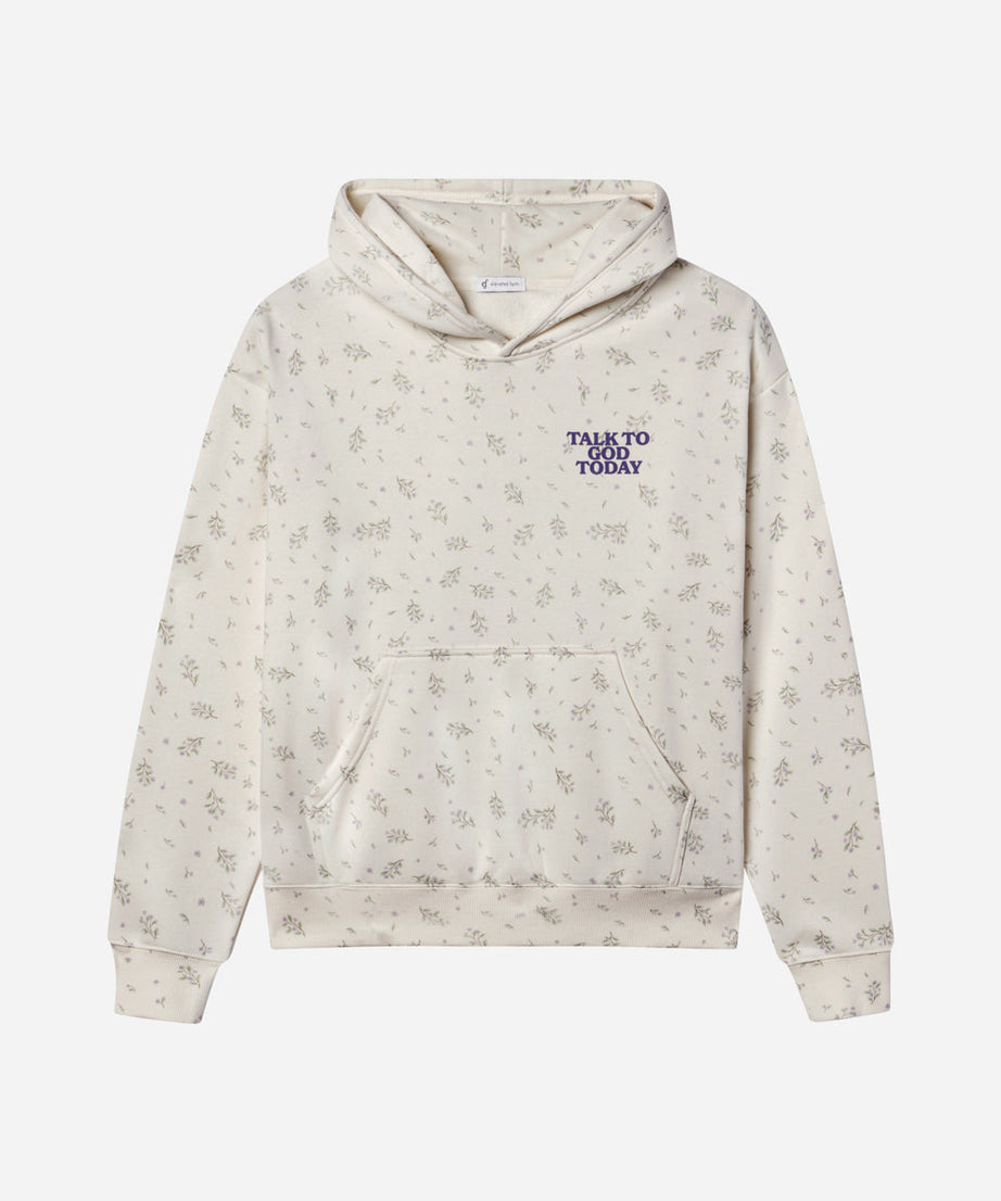 Talk to God Allover Wildflower Unisex Hoodie