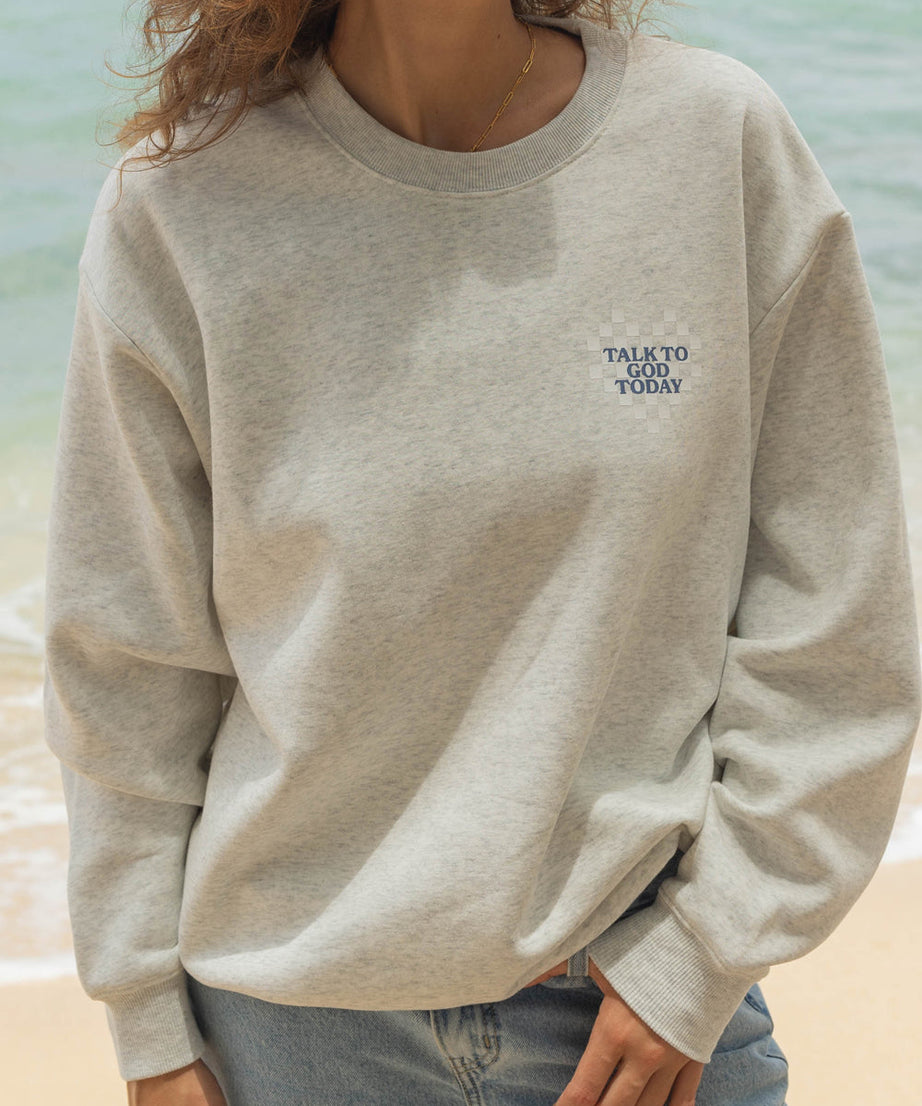 Talk to God Unisex Crewneck