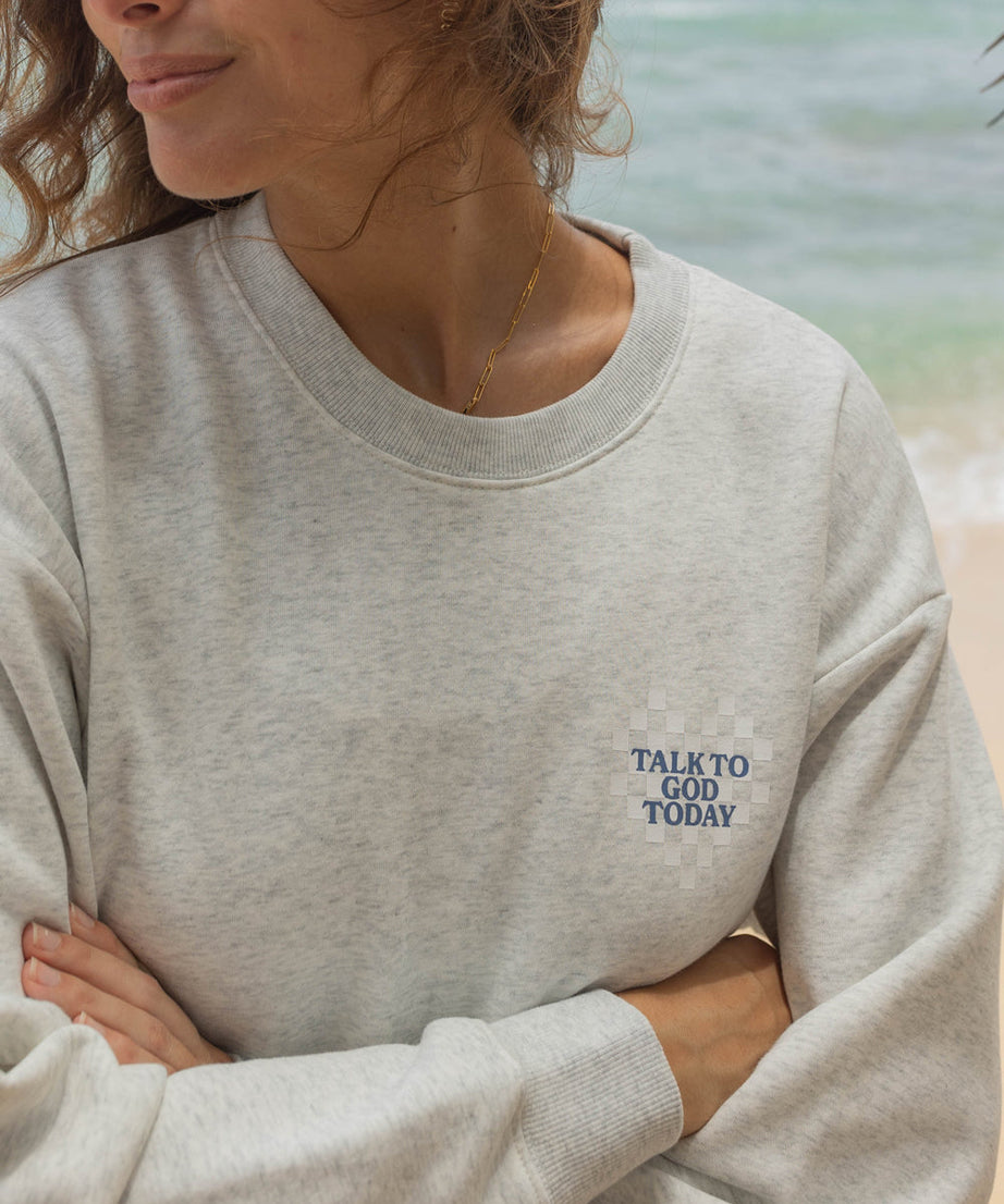 Talk to God Unisex Crewneck