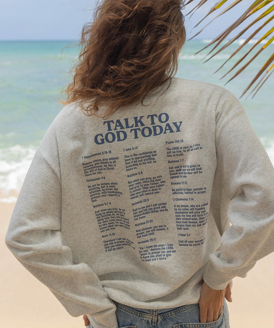 Talk to God Unisex Crewneck