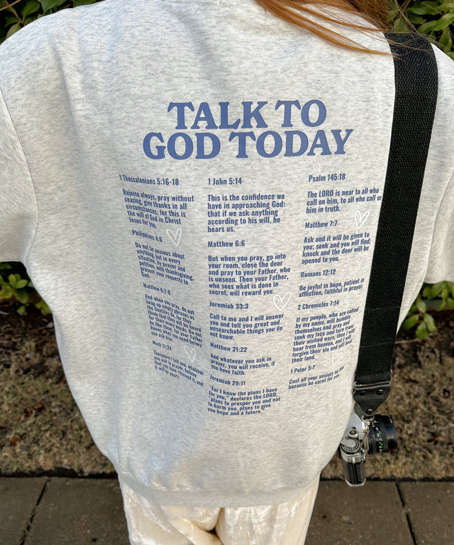 Talk to God Unisex Crewneck