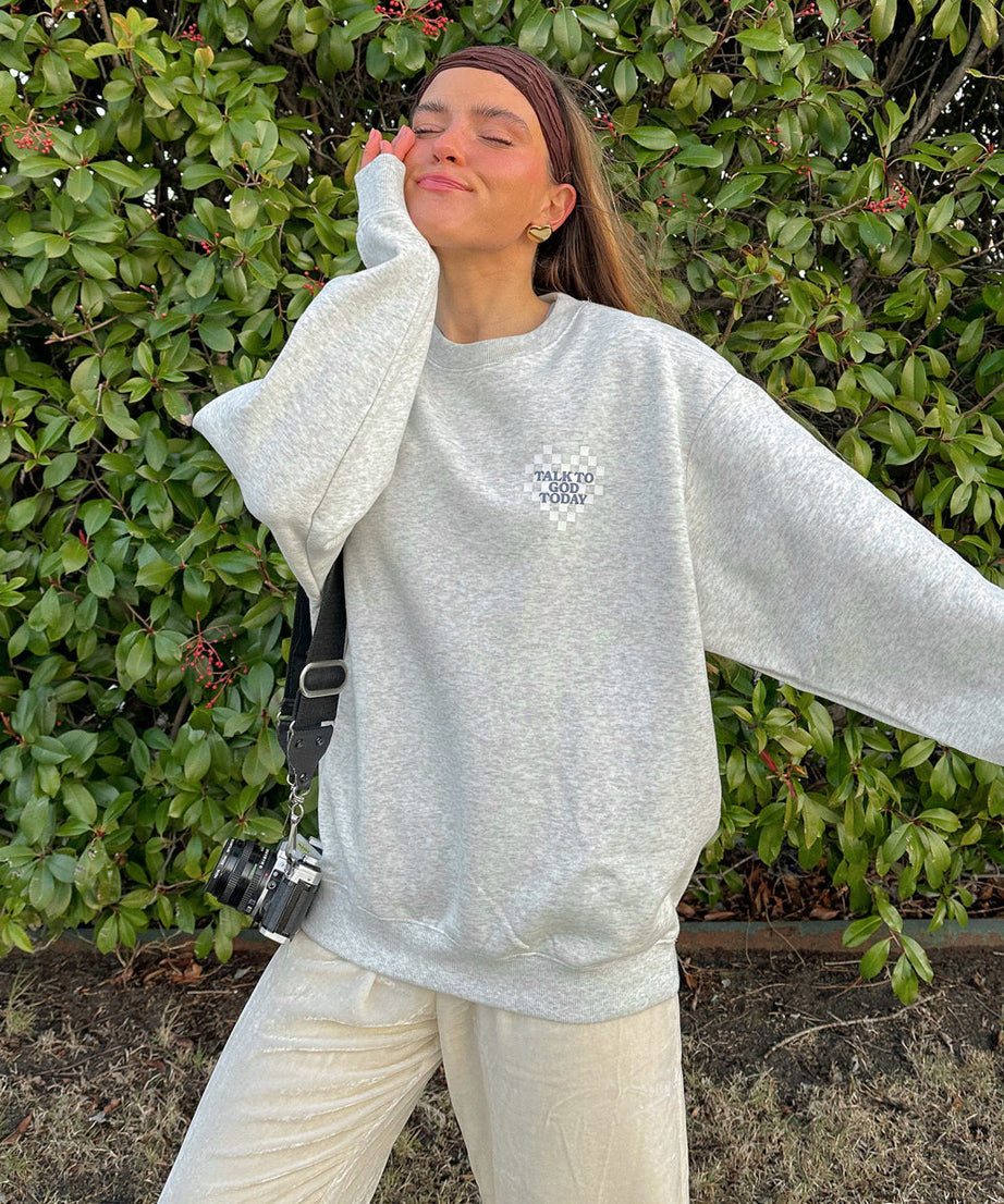 Talk to God Unisex Crewneck