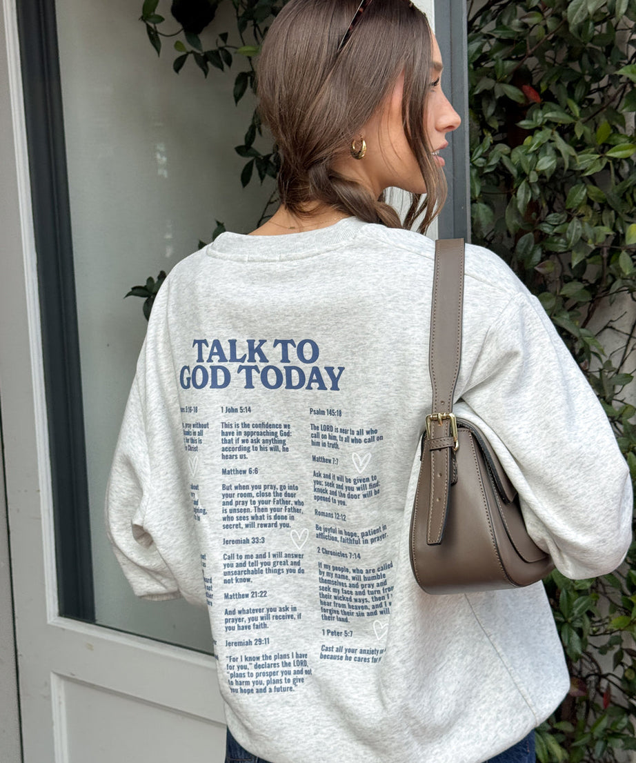 Talk to God Unisex Crewneck
