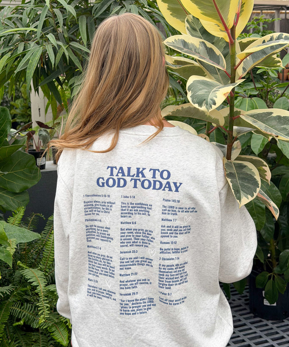 Talk to God Unisex Crewneck