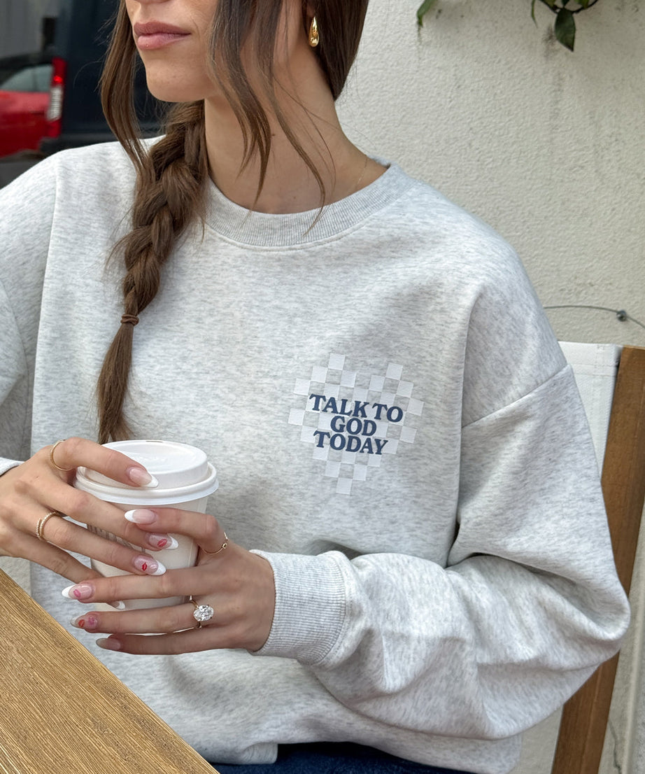 Talk to God Unisex Crewneck