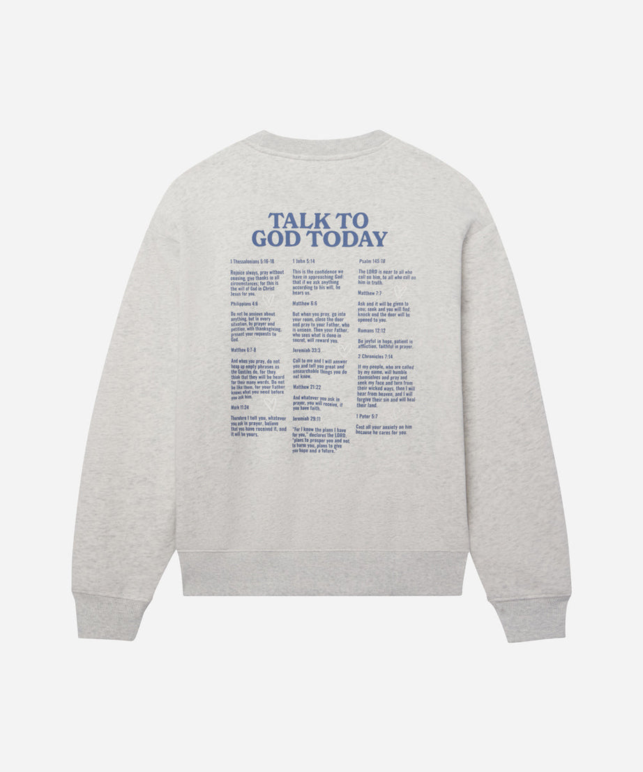 Talk to God Unisex Crewneck