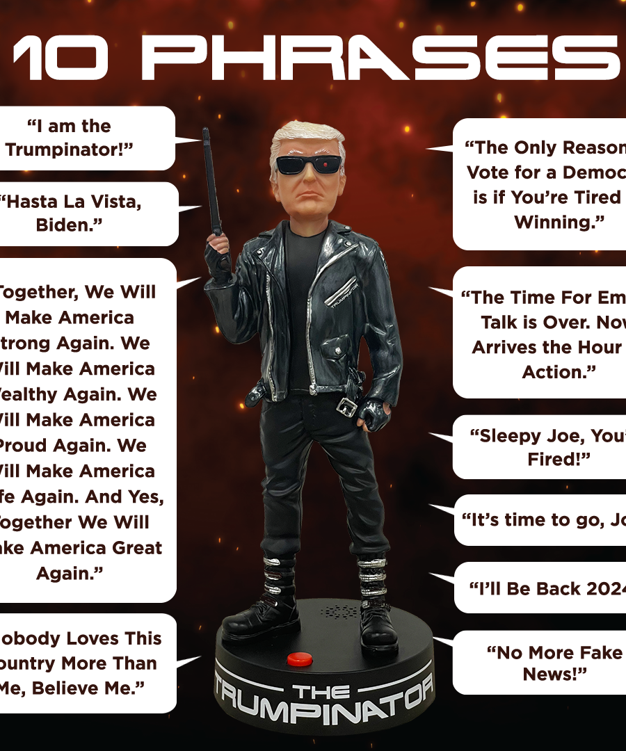 The Talking Trumpinator - Says 10 Phrases