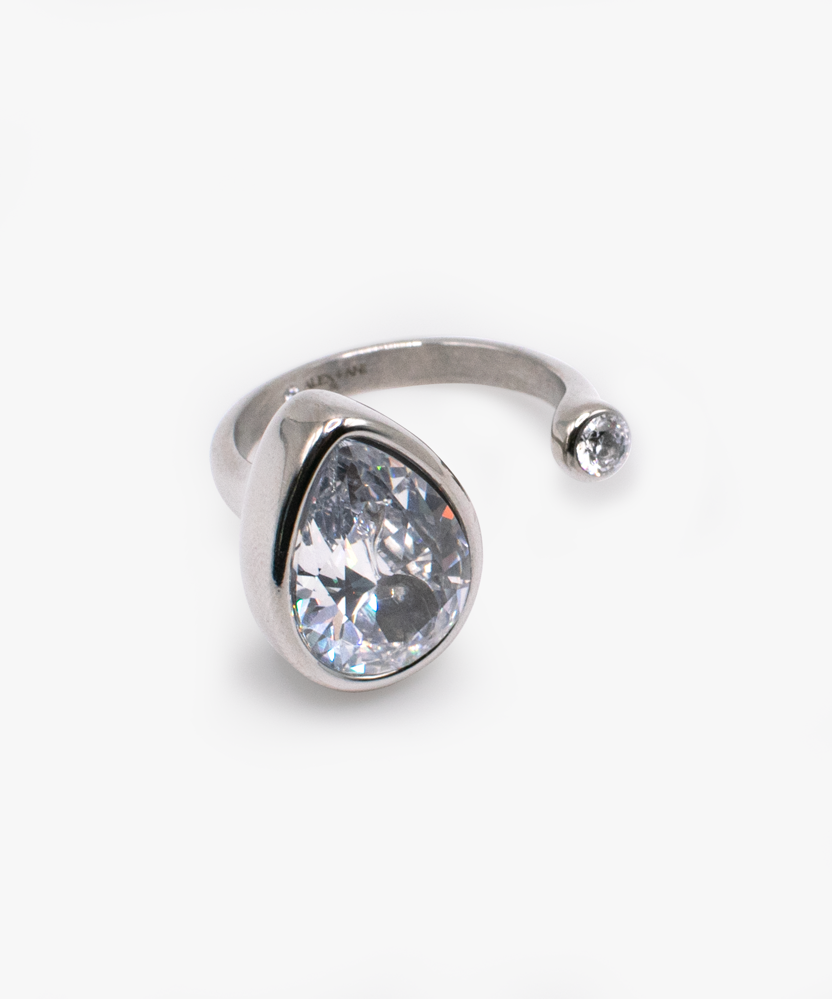 Teardrop Crystal Ring