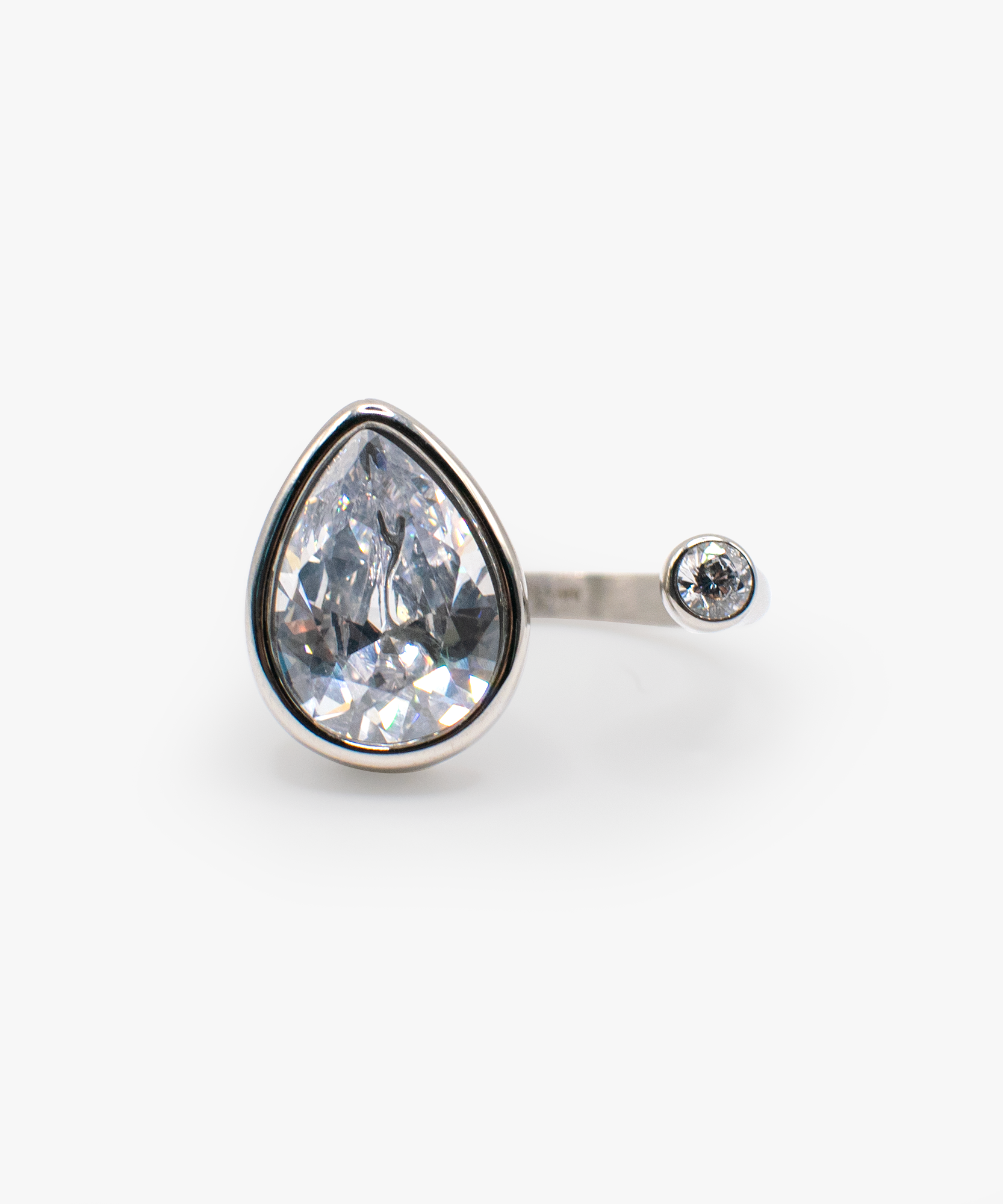 Teardrop Crystal Ring