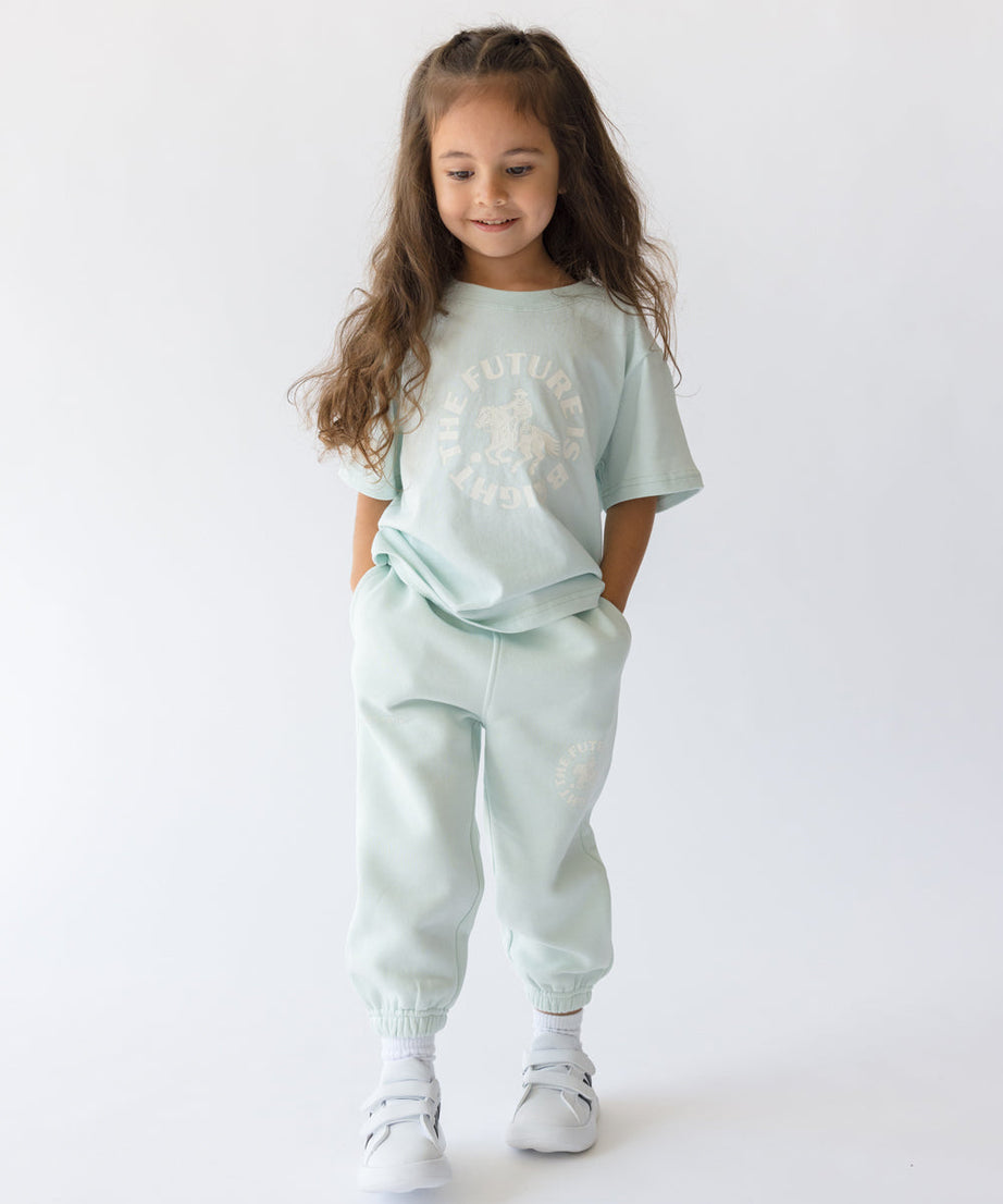 Kinder T-Shirt "Die Zukunft ist rosig"