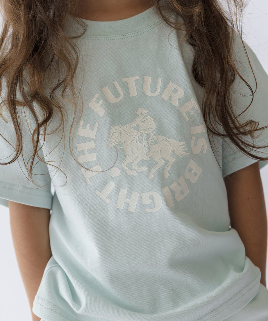 Kinder T-Shirt "Die Zukunft ist rosig"