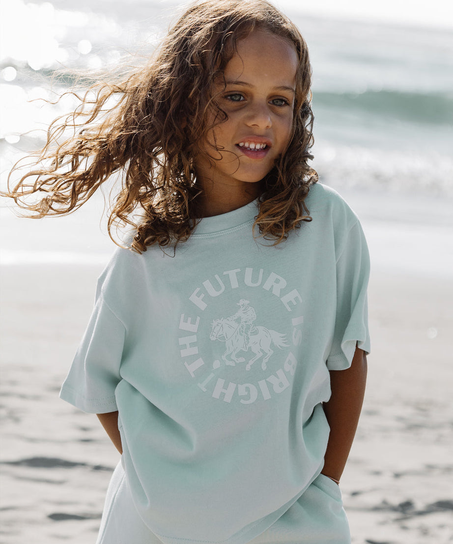 Kinder T-Shirt "Die Zukunft ist rosig"