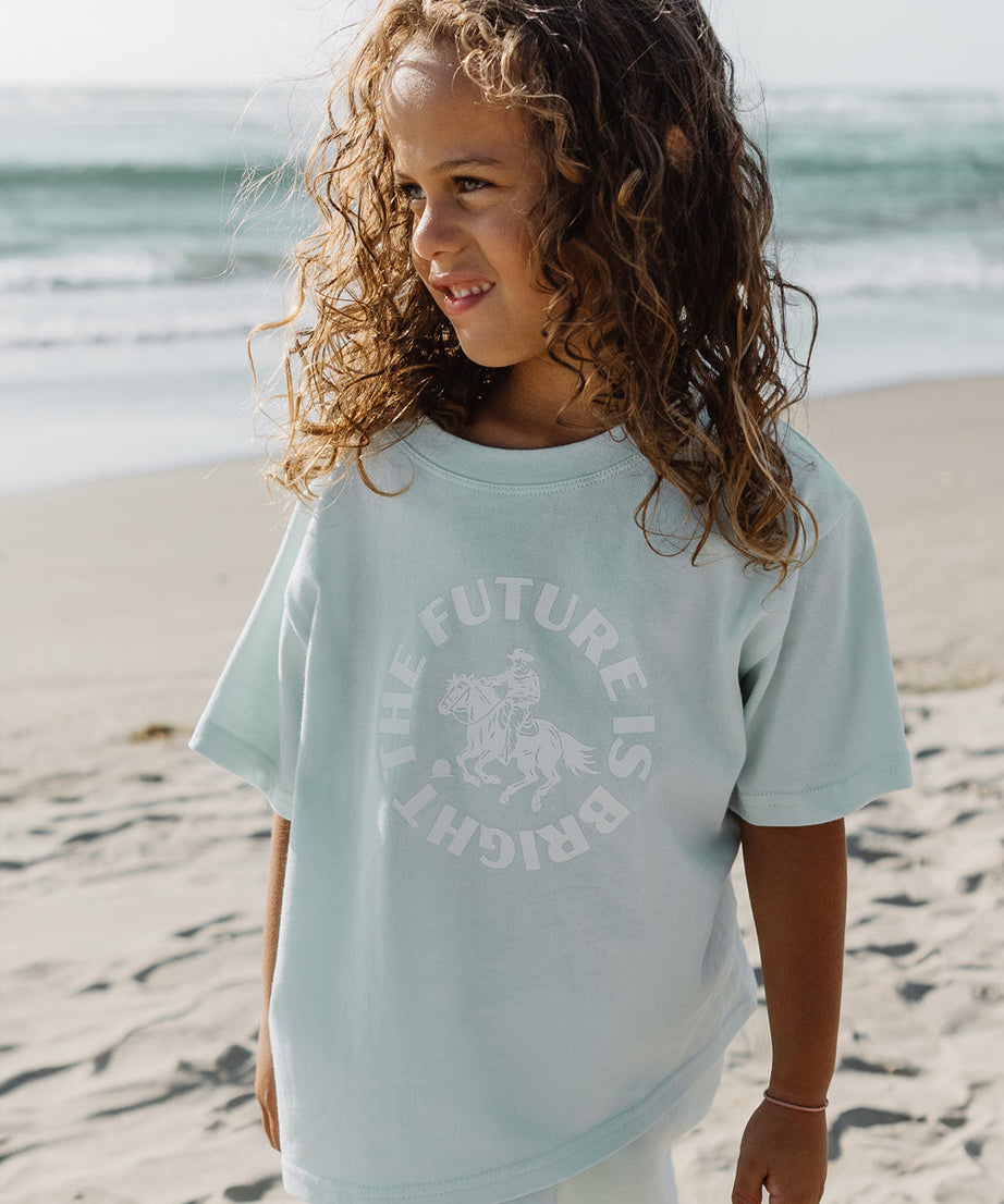 Kinder T-Shirt "Die Zukunft ist rosig"