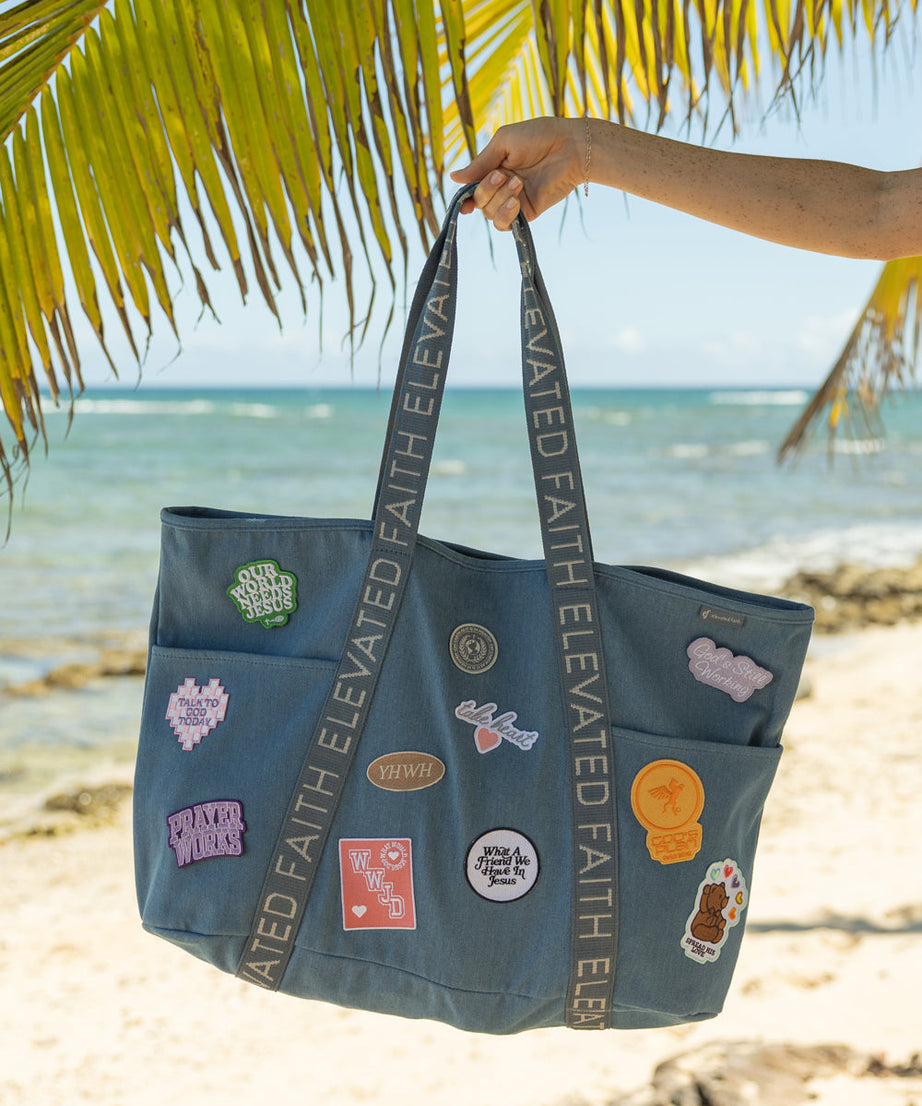 Das große Alltag-Denim-Tragetaschen-Patch-Set