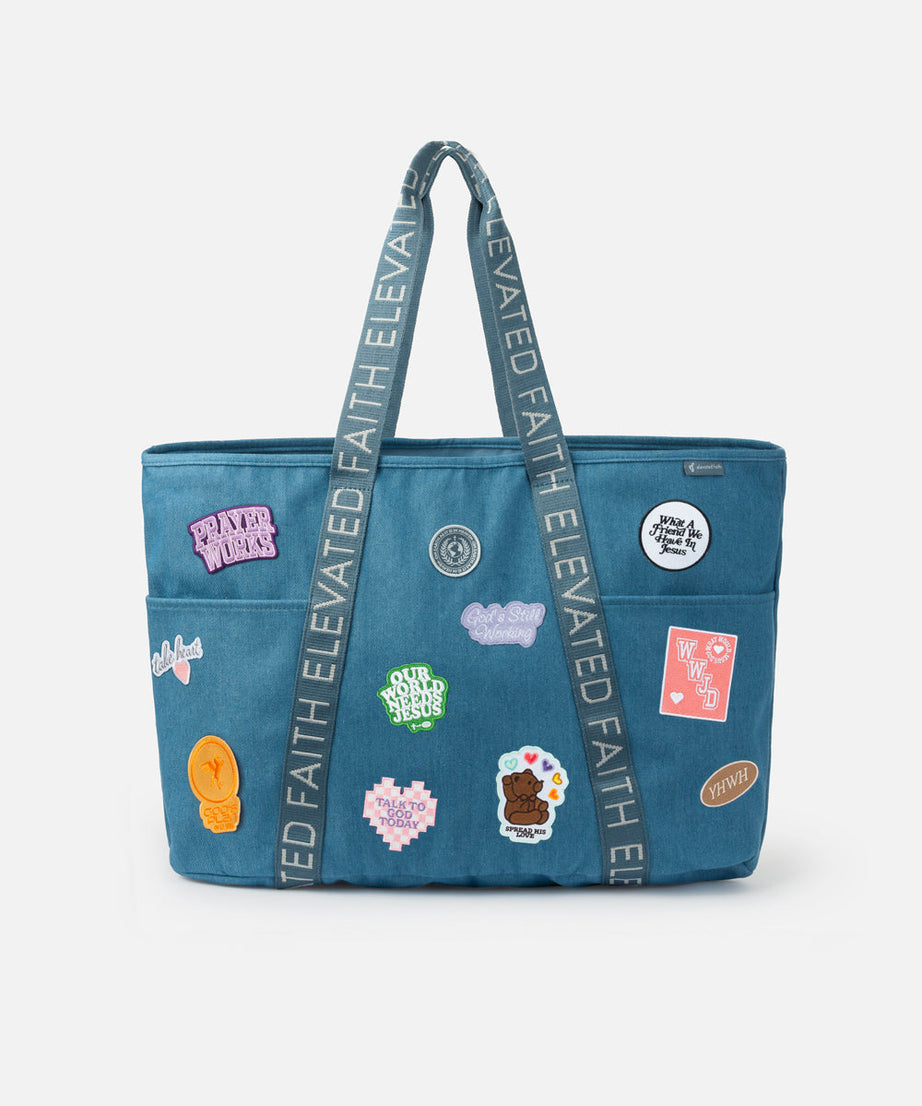 Das große Alltag-Denim-Tragetaschen-Patch-Set