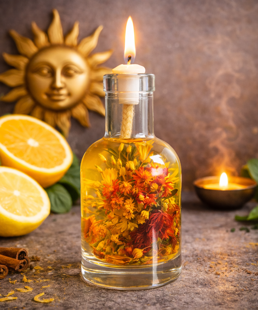 The Sun - Oil Candle