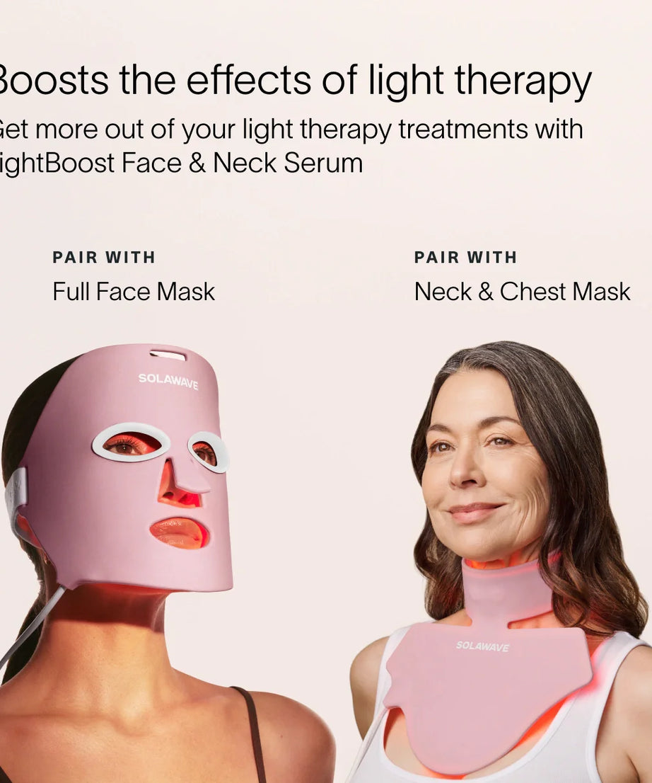 Lichttherapie-Gesichts- und Hals-Booster-Serum