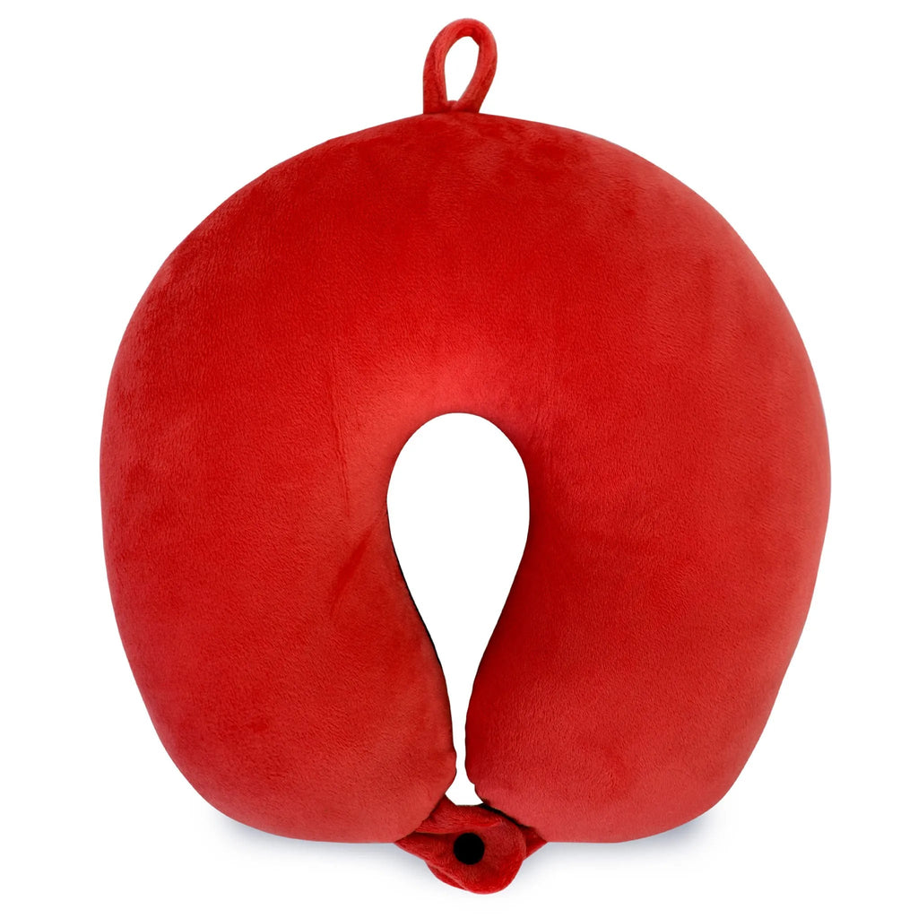 Plush Microbeads Travel Neck Pillow