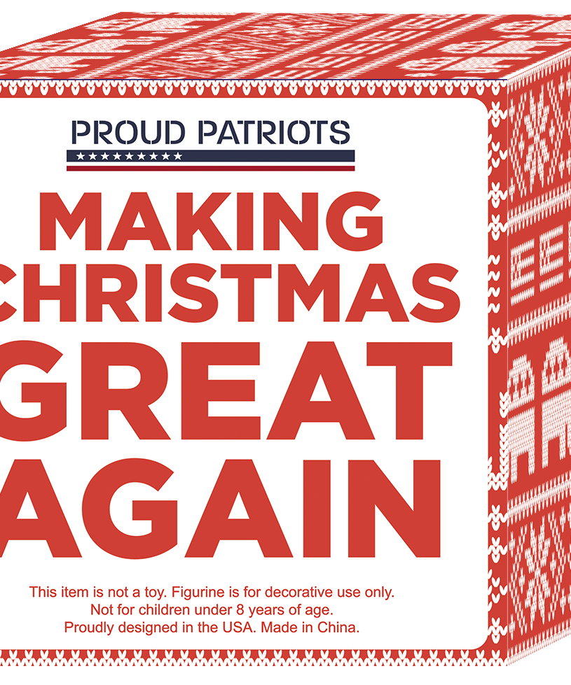 The Trumpinator Christmas Ornament