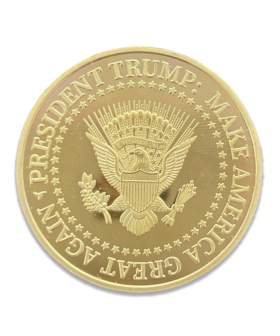 Trump 45/47 Goldmünze