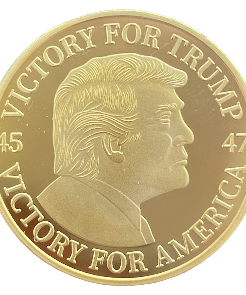 Trump 45/47 Goldmünze