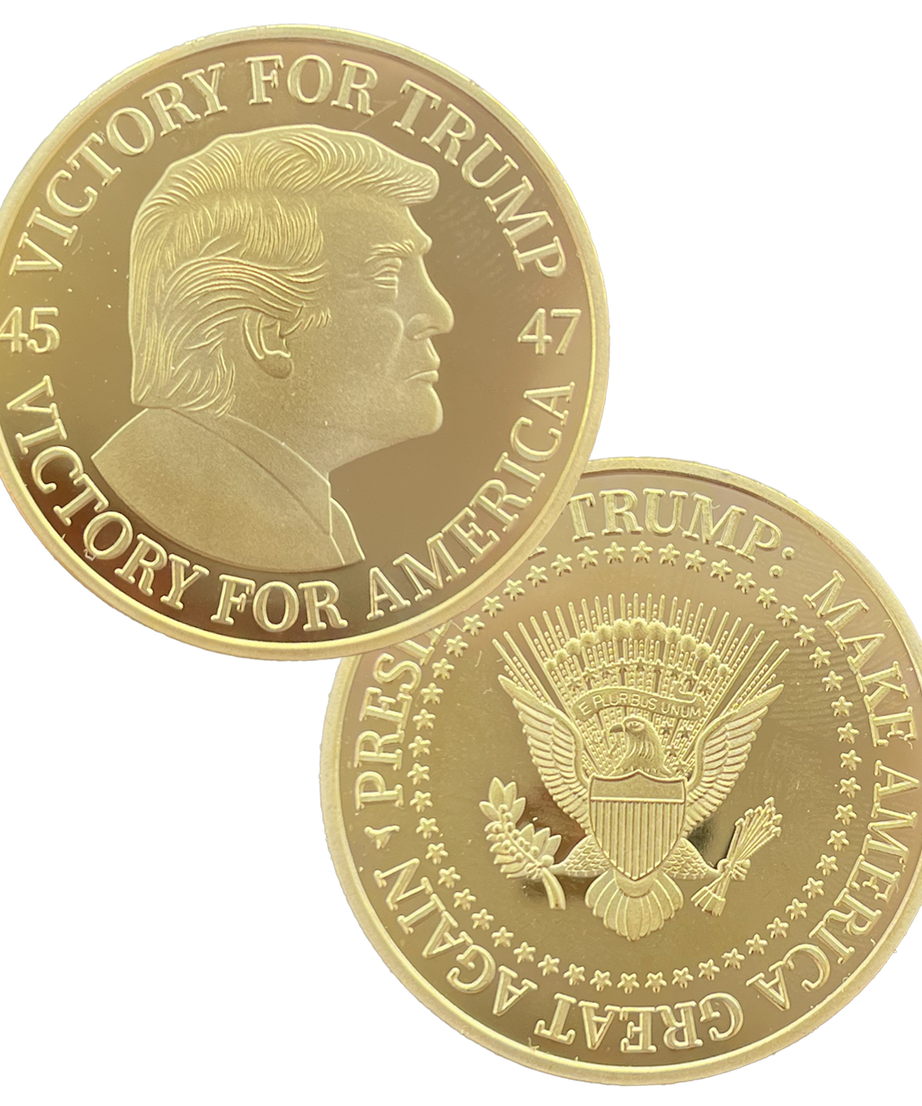 Trump 45/47 Goldmünze