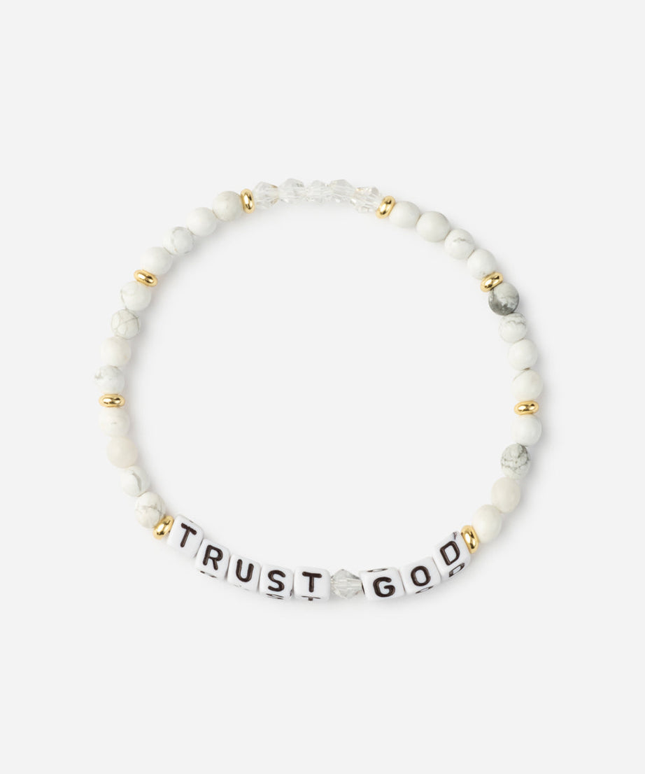 Trust God Letter Bracelet