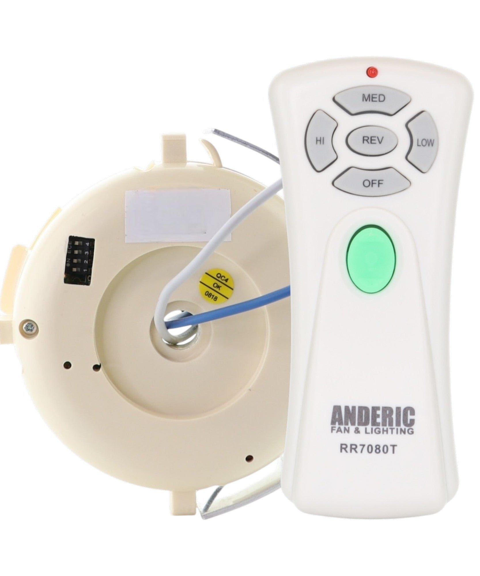 Substitute for Hampton Bay MR47B UP/DOWN LIGHT Ceiling Fan Receiver [UC7051GKIT]