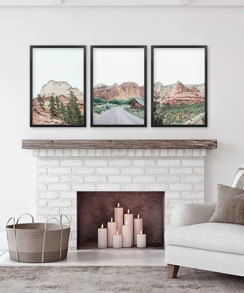 US Nationalpark Wandbilder. Zion, Sedona, Capitol Reef Torrey