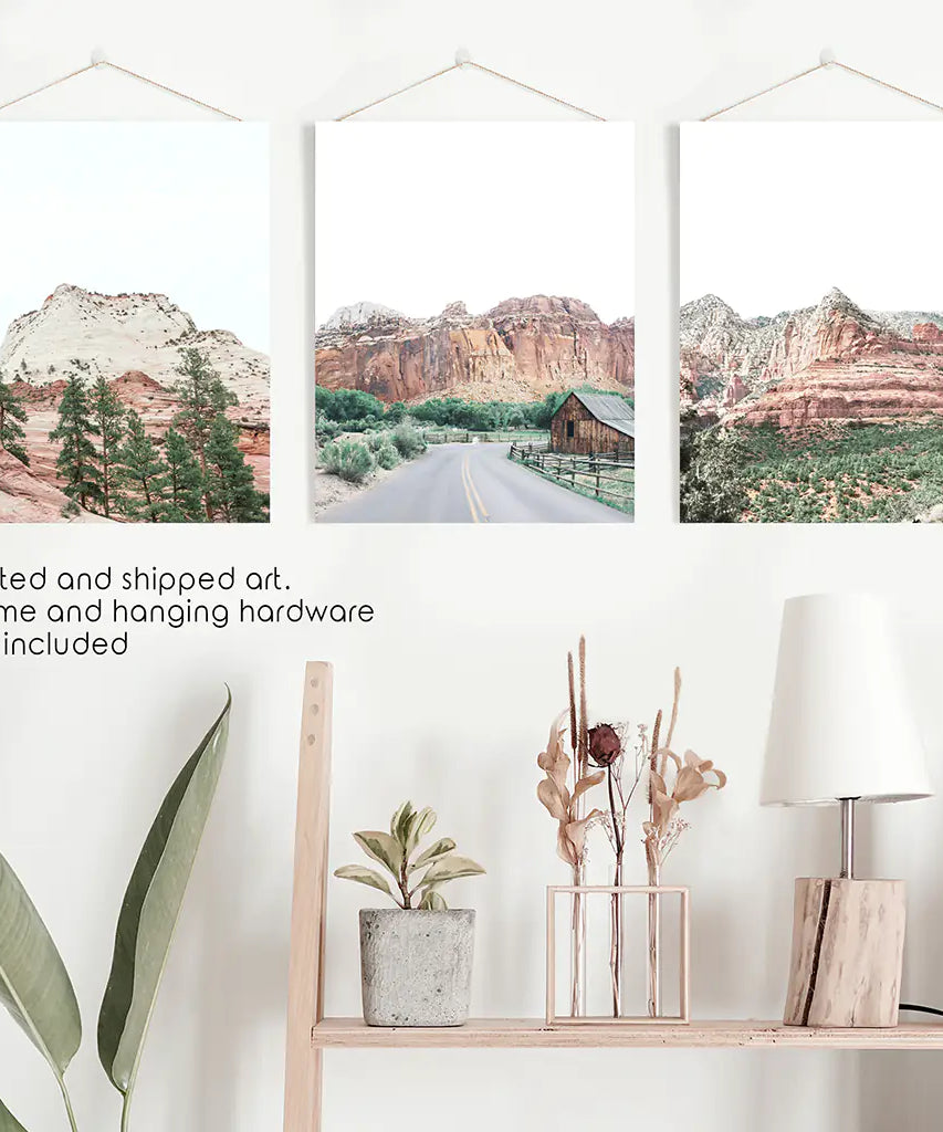 US Nationalpark Wandbilder. Zion, Sedona, Capitol Reef Torrey