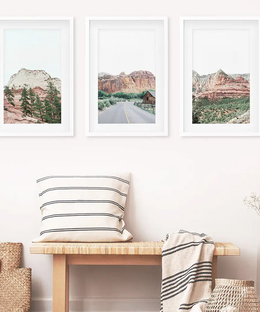 US Nationalpark Wandbilder. Zion, Sedona, Capitol Reef Torrey