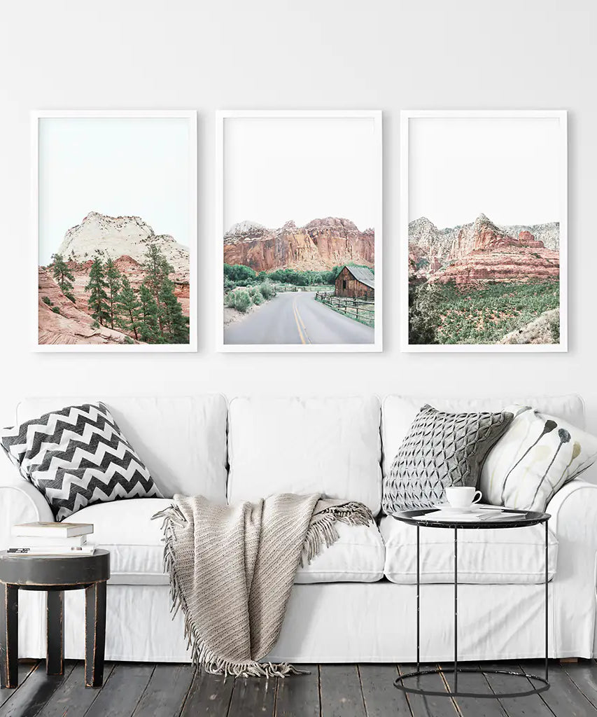 US Nationalpark Wandbilder. Zion, Sedona, Capitol Reef Torrey