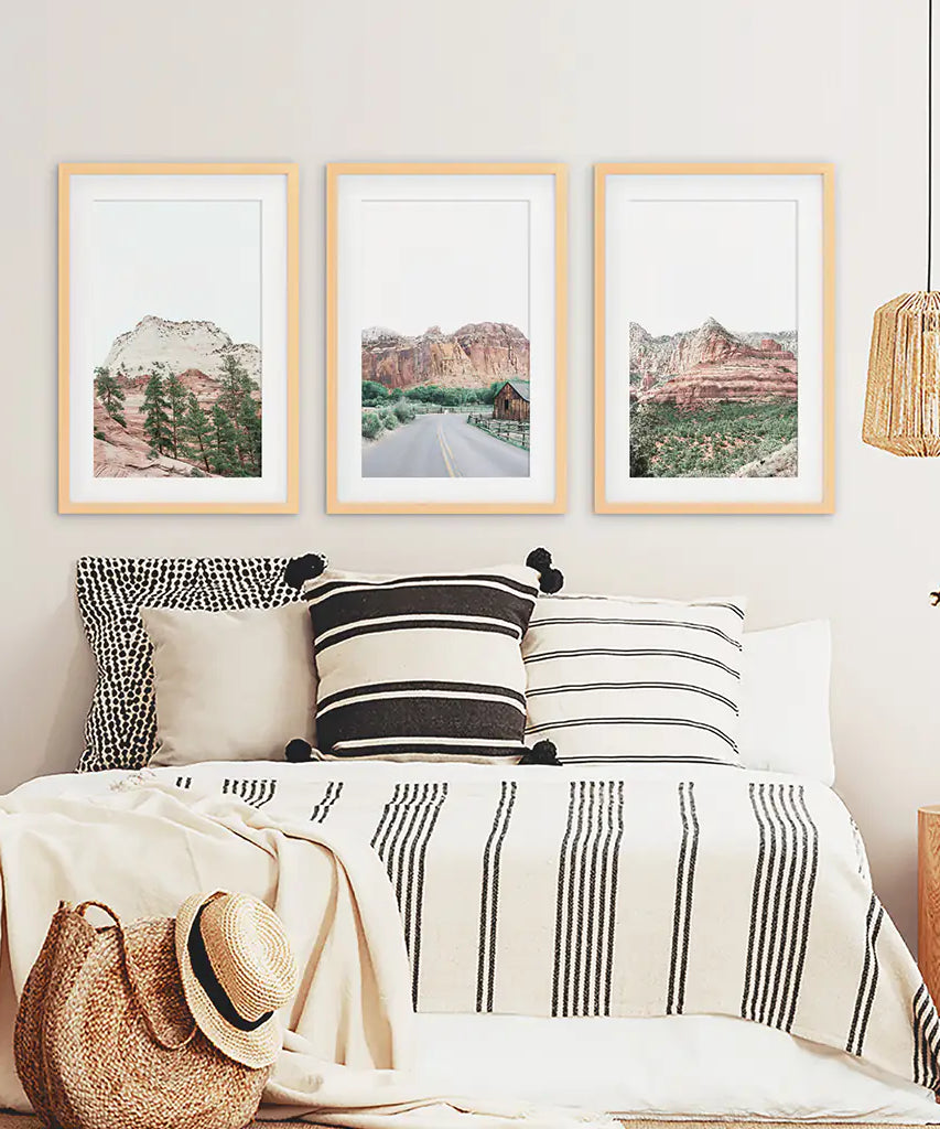 US Nationalpark Wandbilder. Zion, Sedona, Capitol Reef Torrey