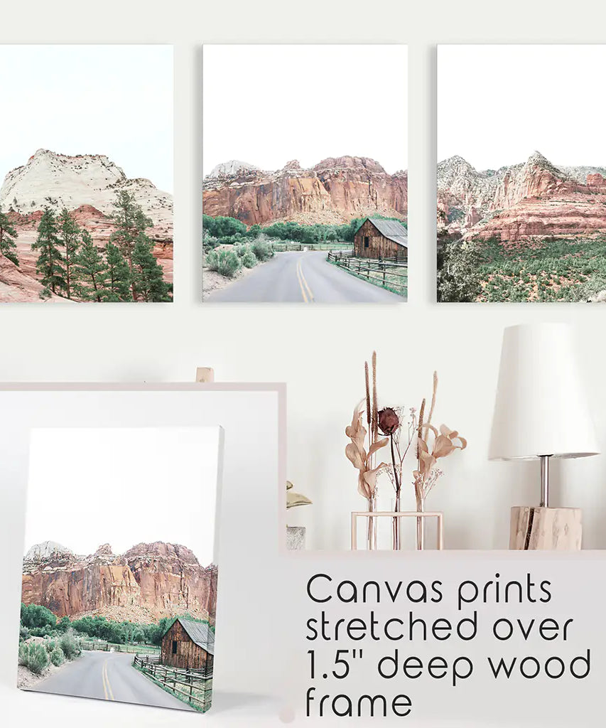 US Nationalpark Wandbilder. Zion, Sedona, Capitol Reef Torrey