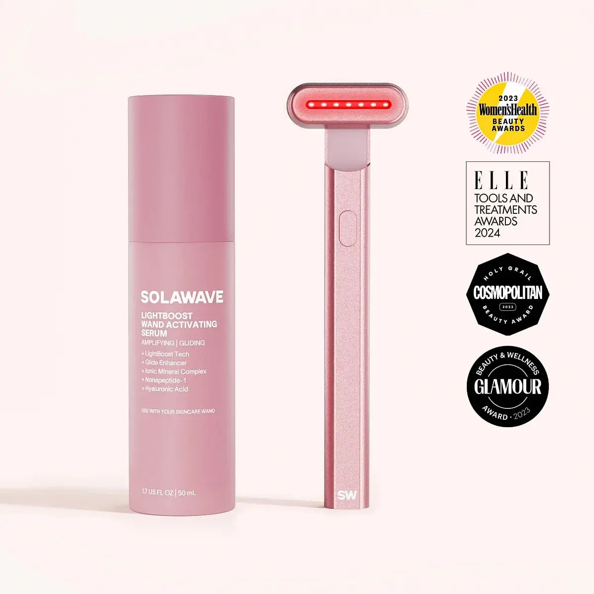 4-in-1 Rotlichttherapie-Stab & Aktivierendes Serum Kit