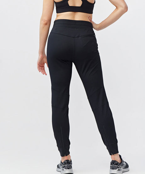 Valia Damen Joggingshose, Schwarz