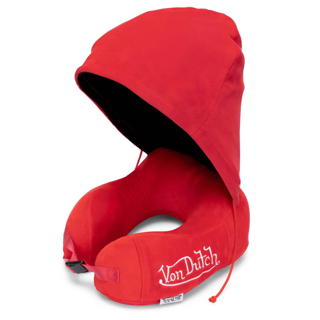 Eyeconic Flying Eyeball Hooded Ergonomic Memory Foam Travel Neck Pillow