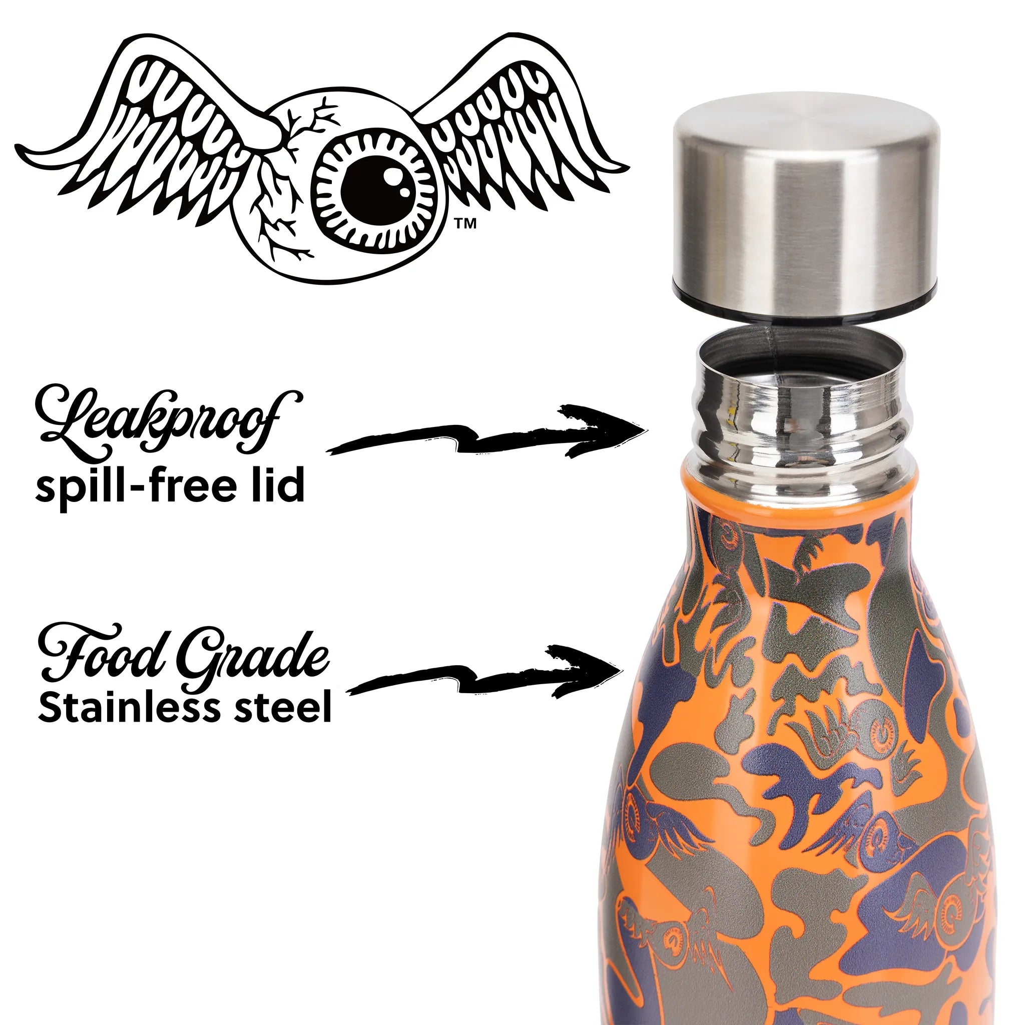709ml Klassische Edelstahl-Trinkflasche