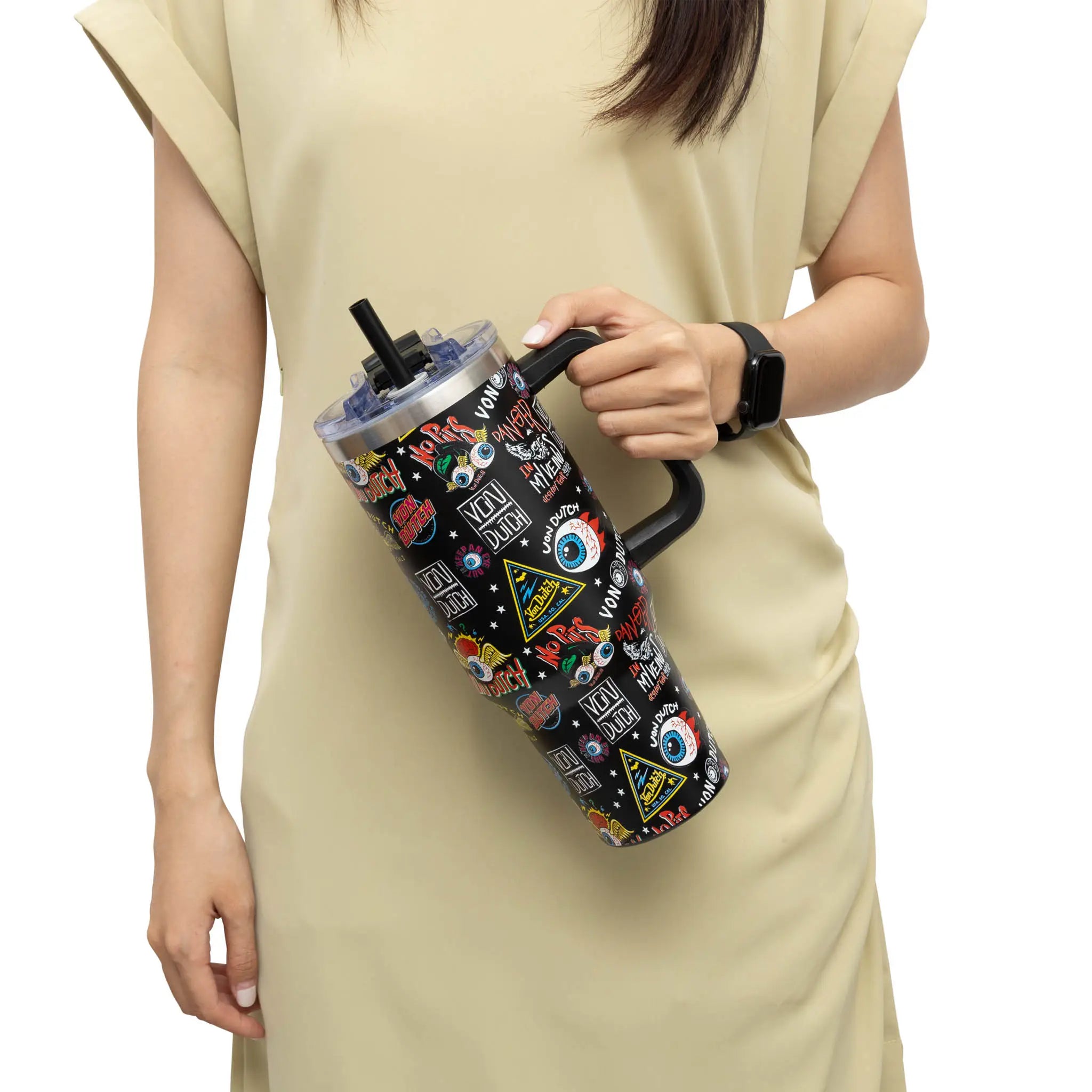 40oz Bold Double Walled Insulated Stainless Steel Tumbler