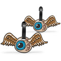 Flying Eyeball 2-Piece Suitcase ID Tag Set with Adjustable Straps