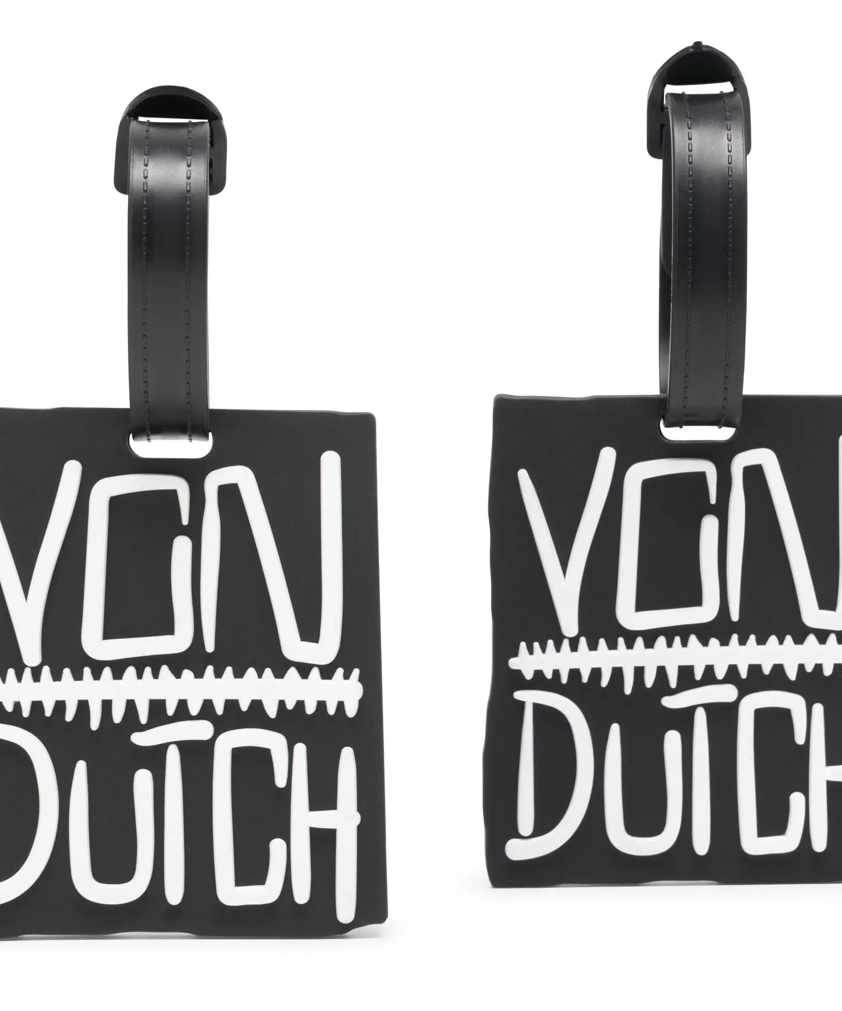 Genähtes 2er-Kofferanhänger-Set mit verstellbaren Riemen