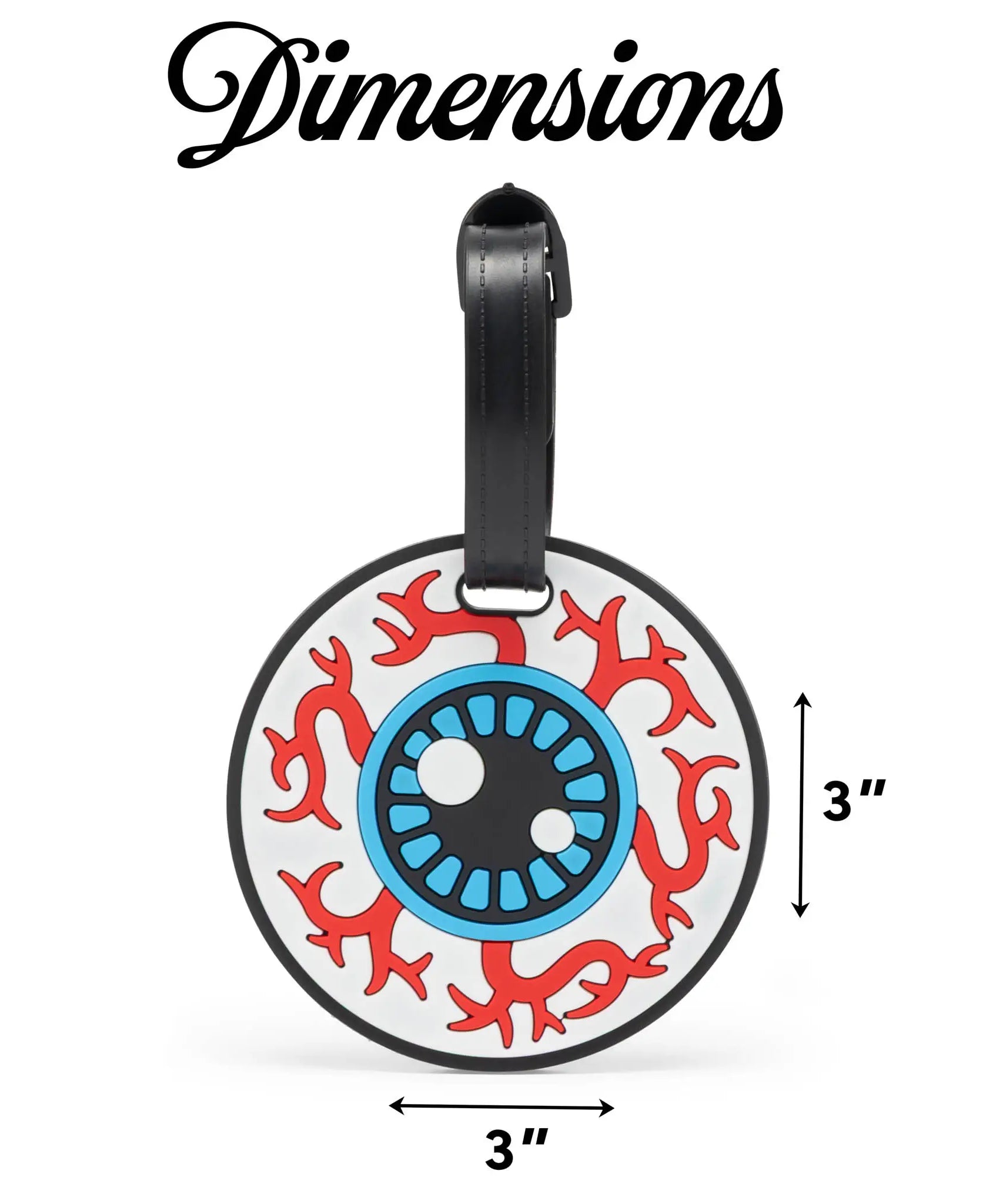 Vision 2-teiliges Kofferanhänger-Set mit verstellbaren Riemen