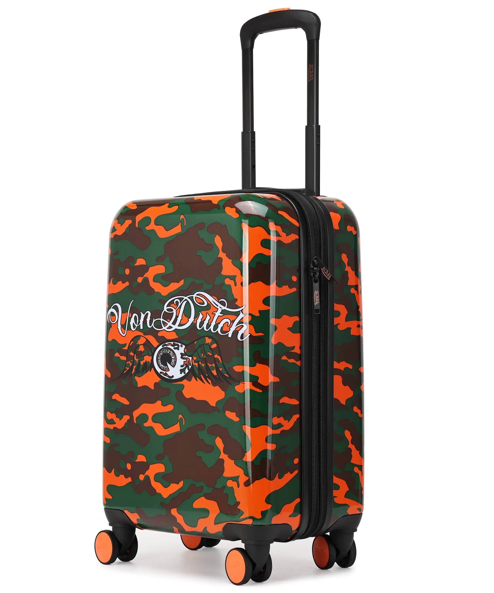 Kustom Kulture Erweiterbarer Hardside Spinner Koffer als Handgepäck
