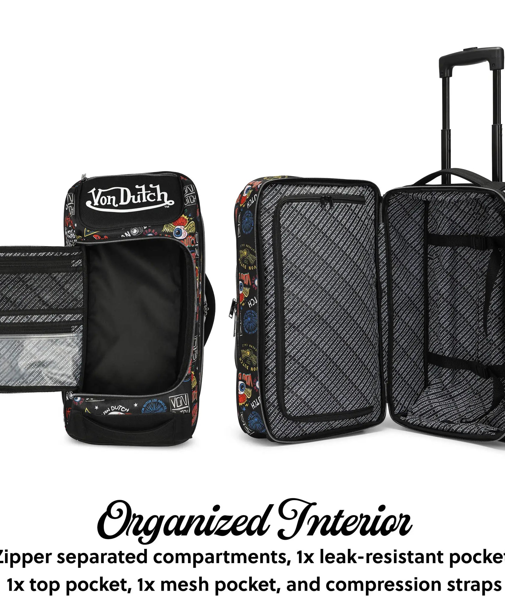 Jax Black 20" Rollreisetasche