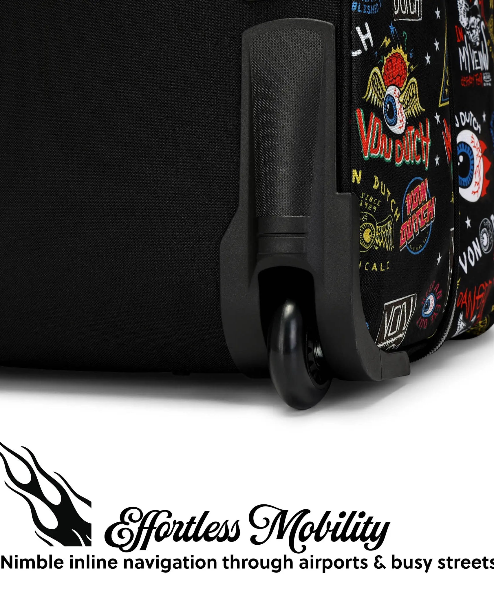 Jax Black 20" Rollreisetasche