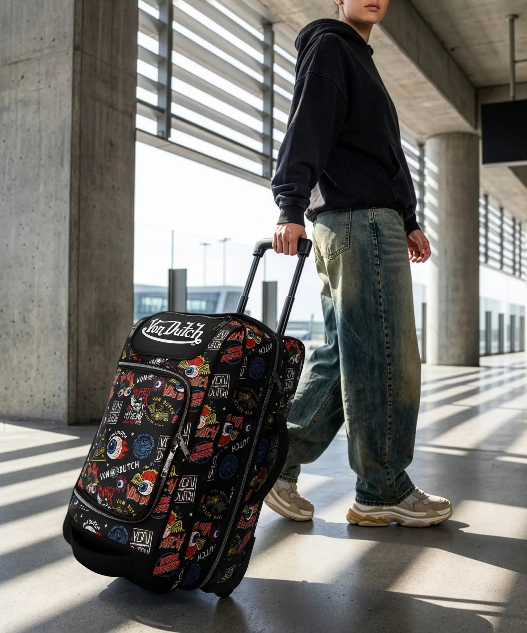 Jax Black 28" Rollreisetasche
