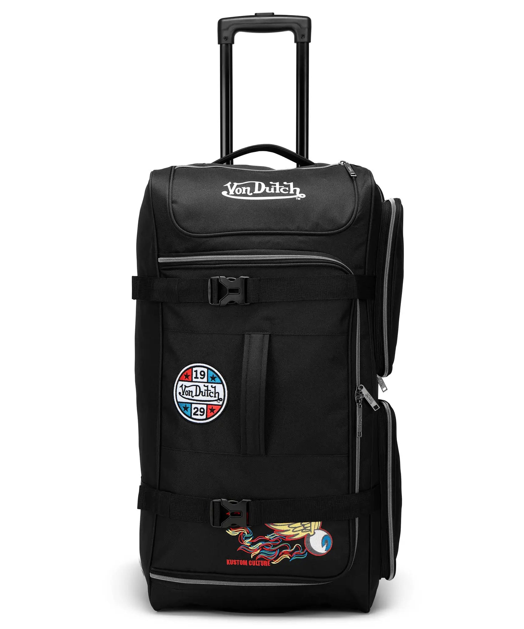 Signature Patch 28" Rollbare Reisetasche mit Karomuster